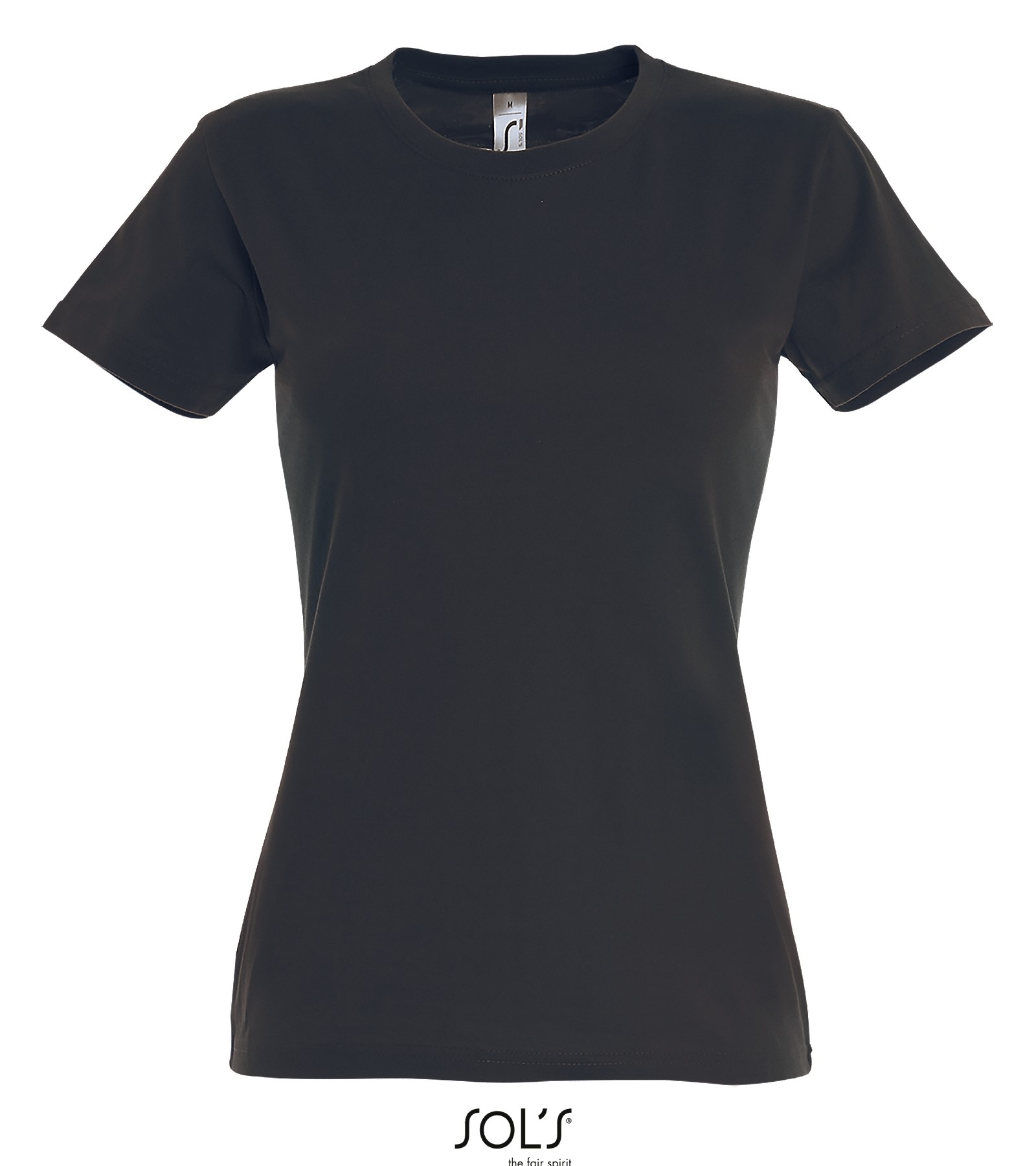 SOL'S IMPERIAL WOMEN - ROUND COLLAR T-SHIRT MOUSE GREY