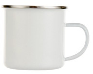 360 ml metal cup for sublimation printing - white