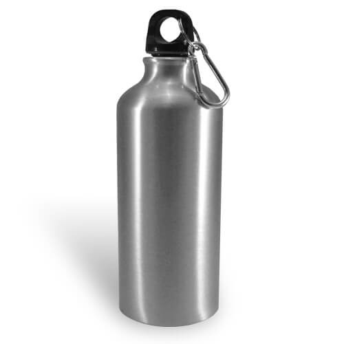 Silver tourist water bottle 500 ml Sublimation Thermal Transfer (2)