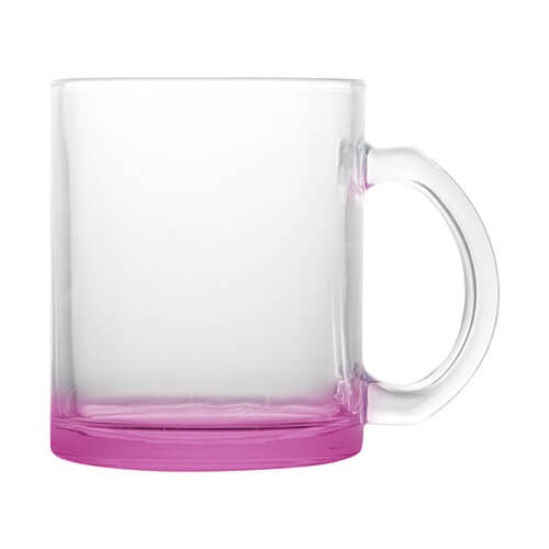 Glass mug 330 ml Sublimation Thermal Transfer purple
