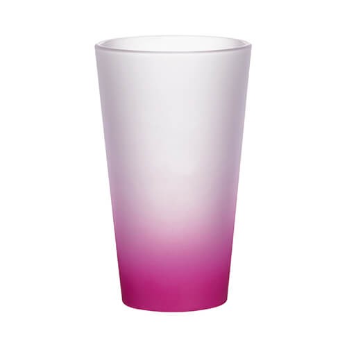 Frosted glass for sublimation 360 ml - purple gradient
