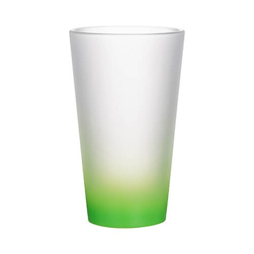 Frosted glass for sublimation 360 ml - green gradient 