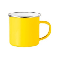 360 ml metal cup for sublimation printing - yellow