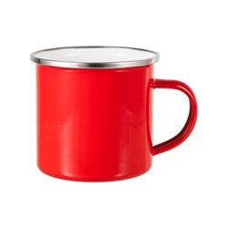 360 ml metal cup for sublimation printing - red