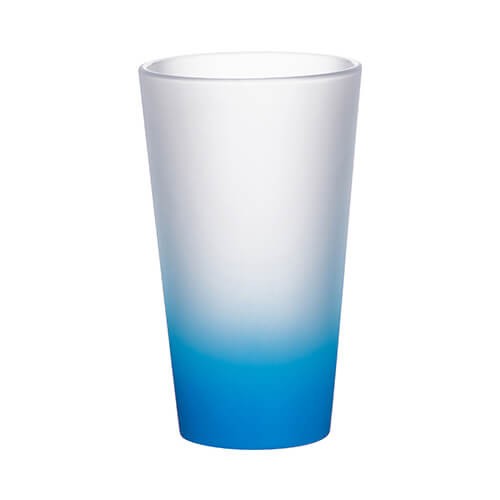 Frosted glass for sublimation 360 ml - blue gradient