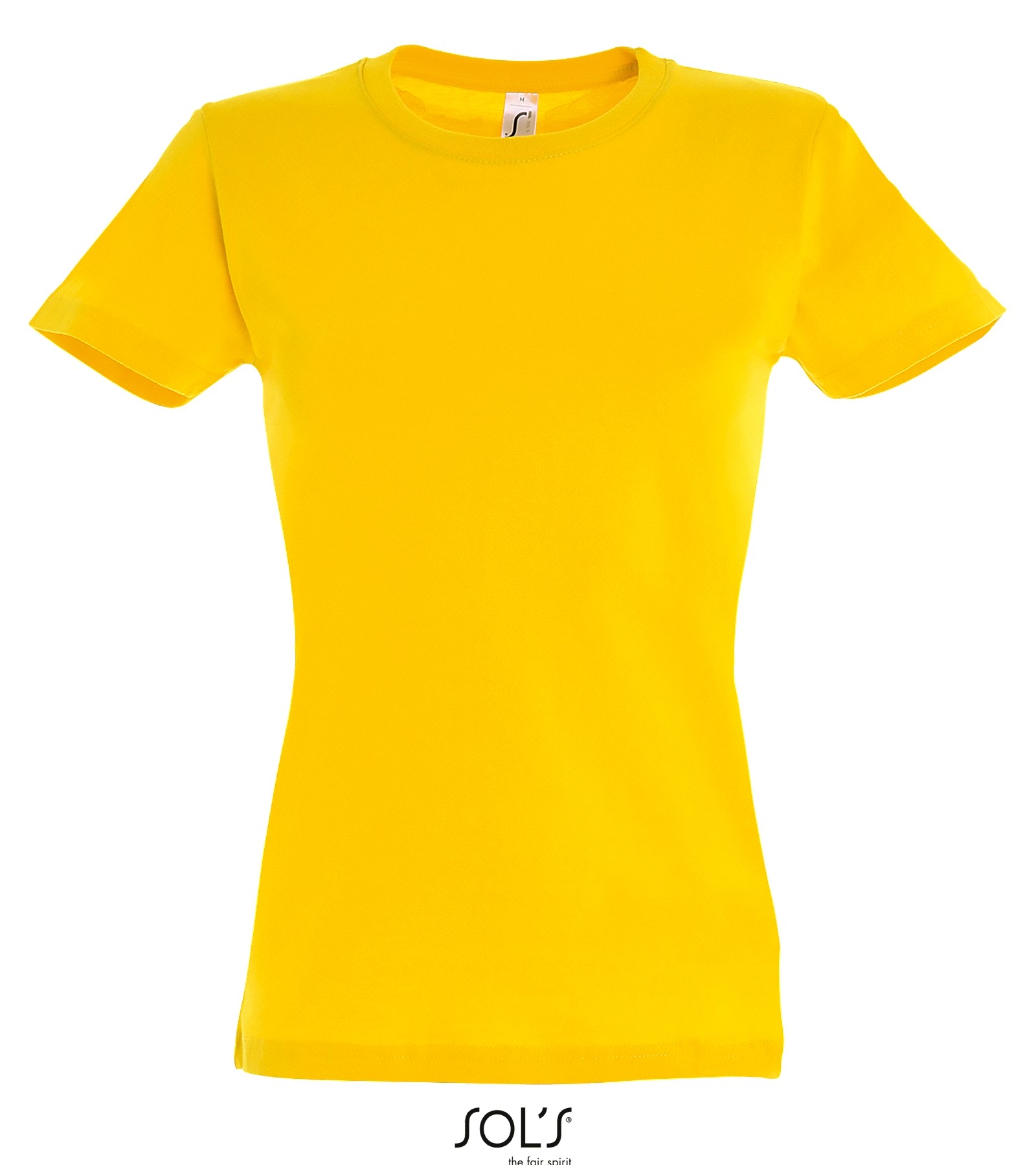 SOL'S IMPERIAL WOMEN - ROUND COLLAR T-SHIRT GOLD