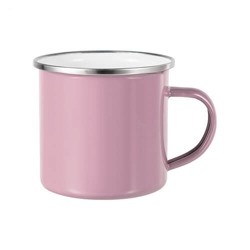 360 ml metal cup for sublimation printing - pink
