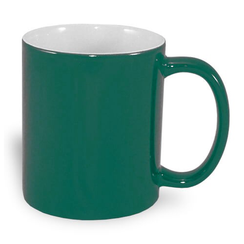 Magic economic mug 330 ml green Sublimation Thermal Transfer