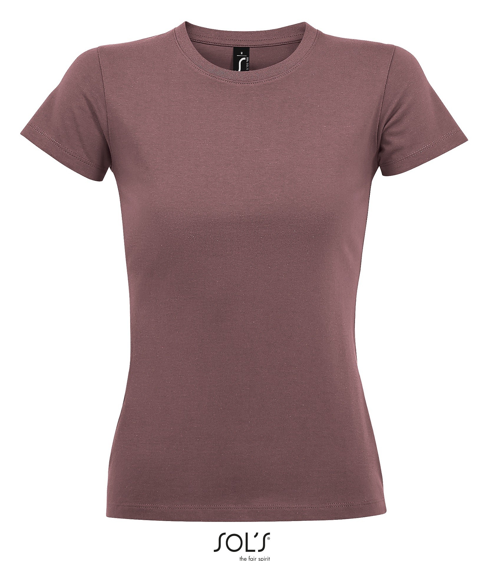 SOL'S IMPERIAL WOMEN - ROUND COLLAR T-SHIRT ANCIENT PINK