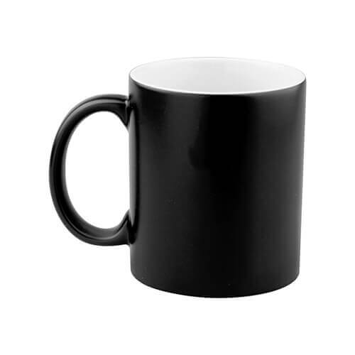 Magic mug 330 ml black matte for sublimation