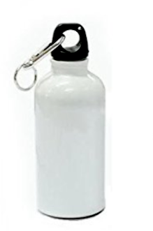 White tourist water bottle 400 ml Sublimation Thermal Transfer