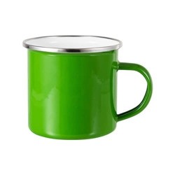 360 ml metal cup for sublimation printing - green