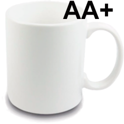 White ceramic mug class AA+